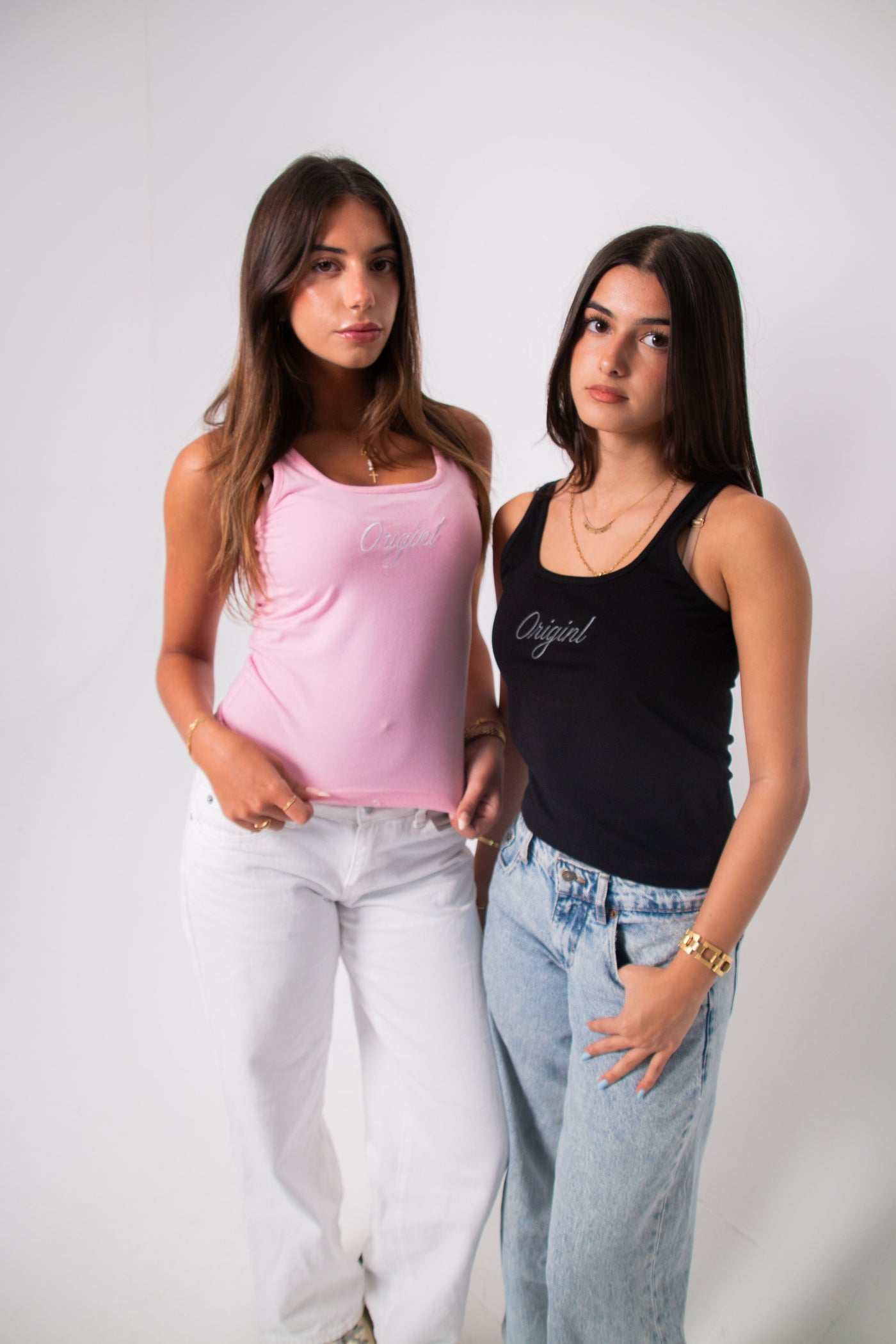 pink black front