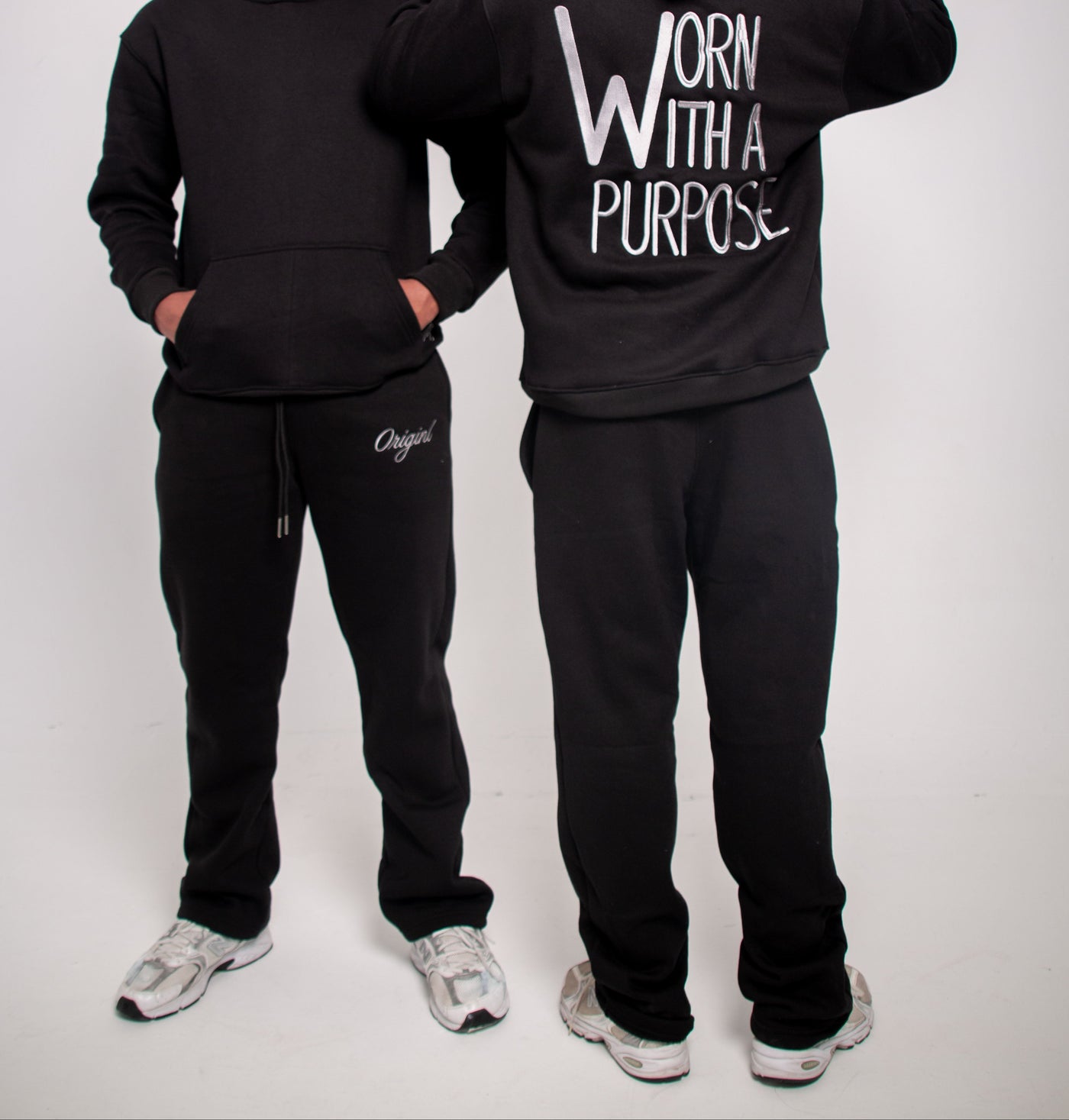 black front back