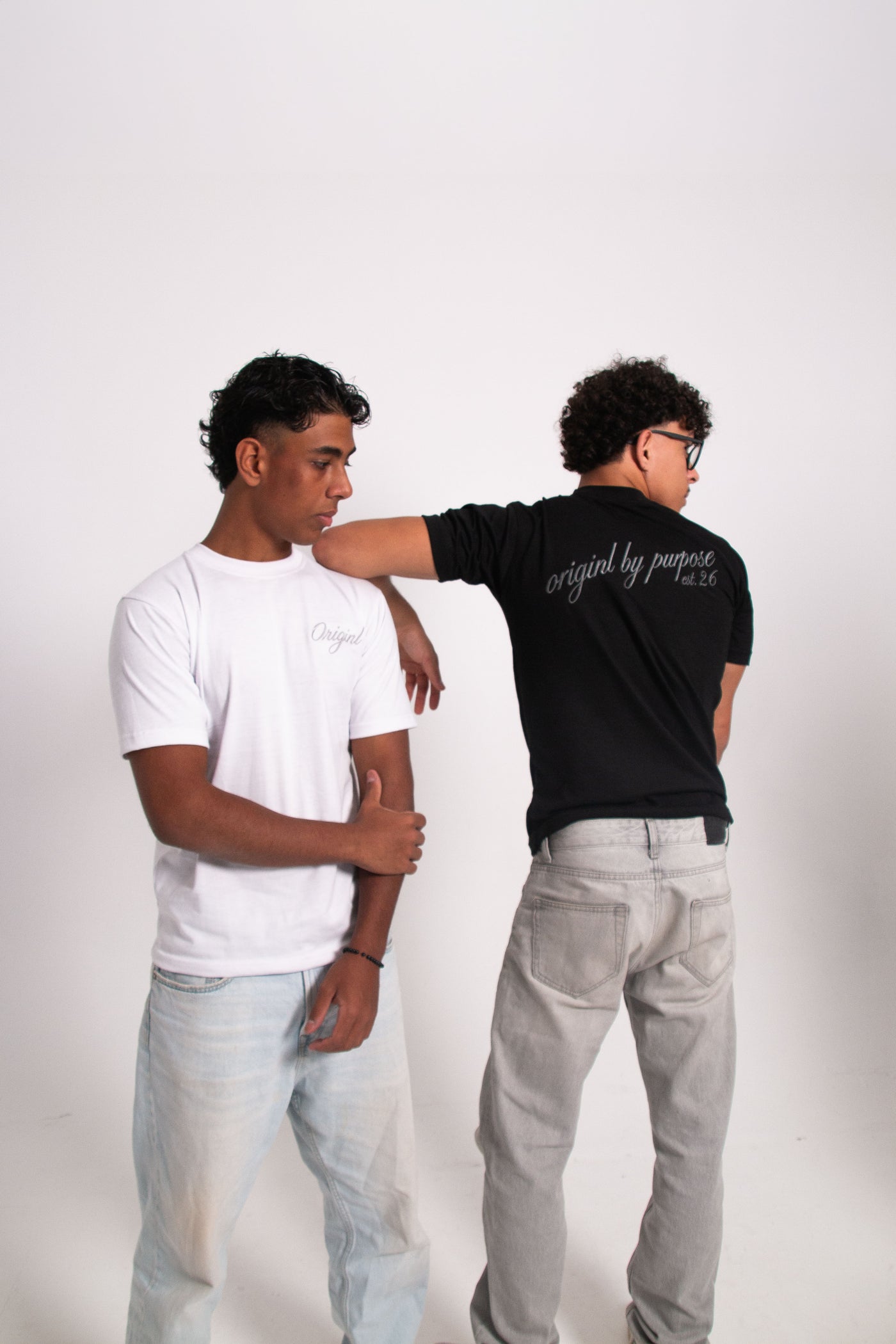 black back white front