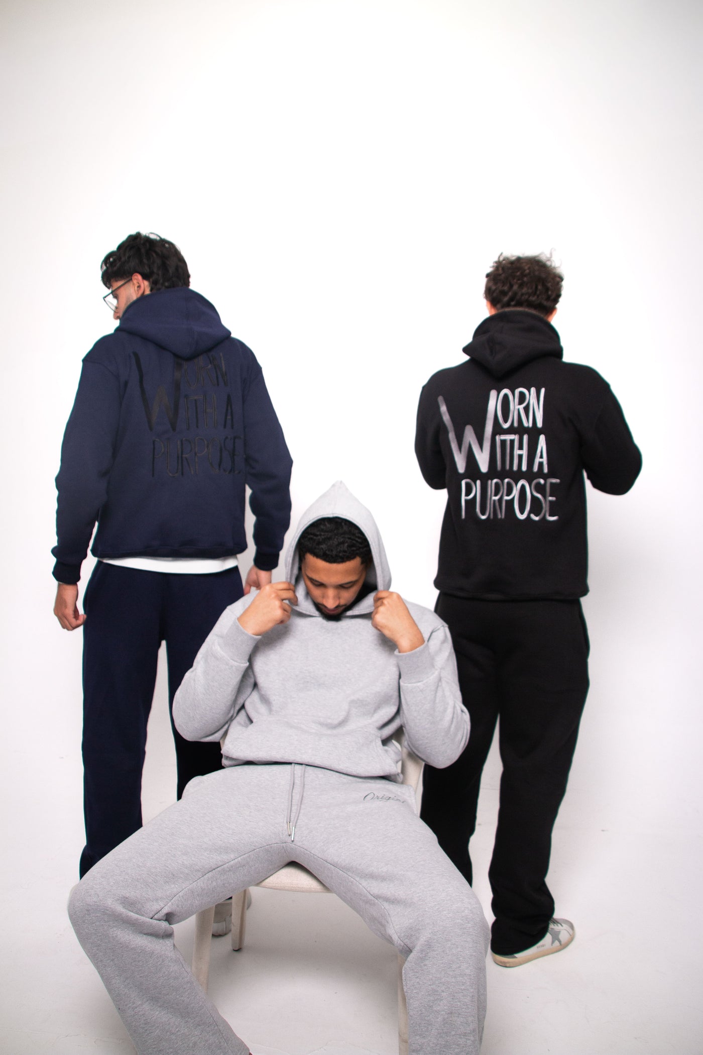 navy back