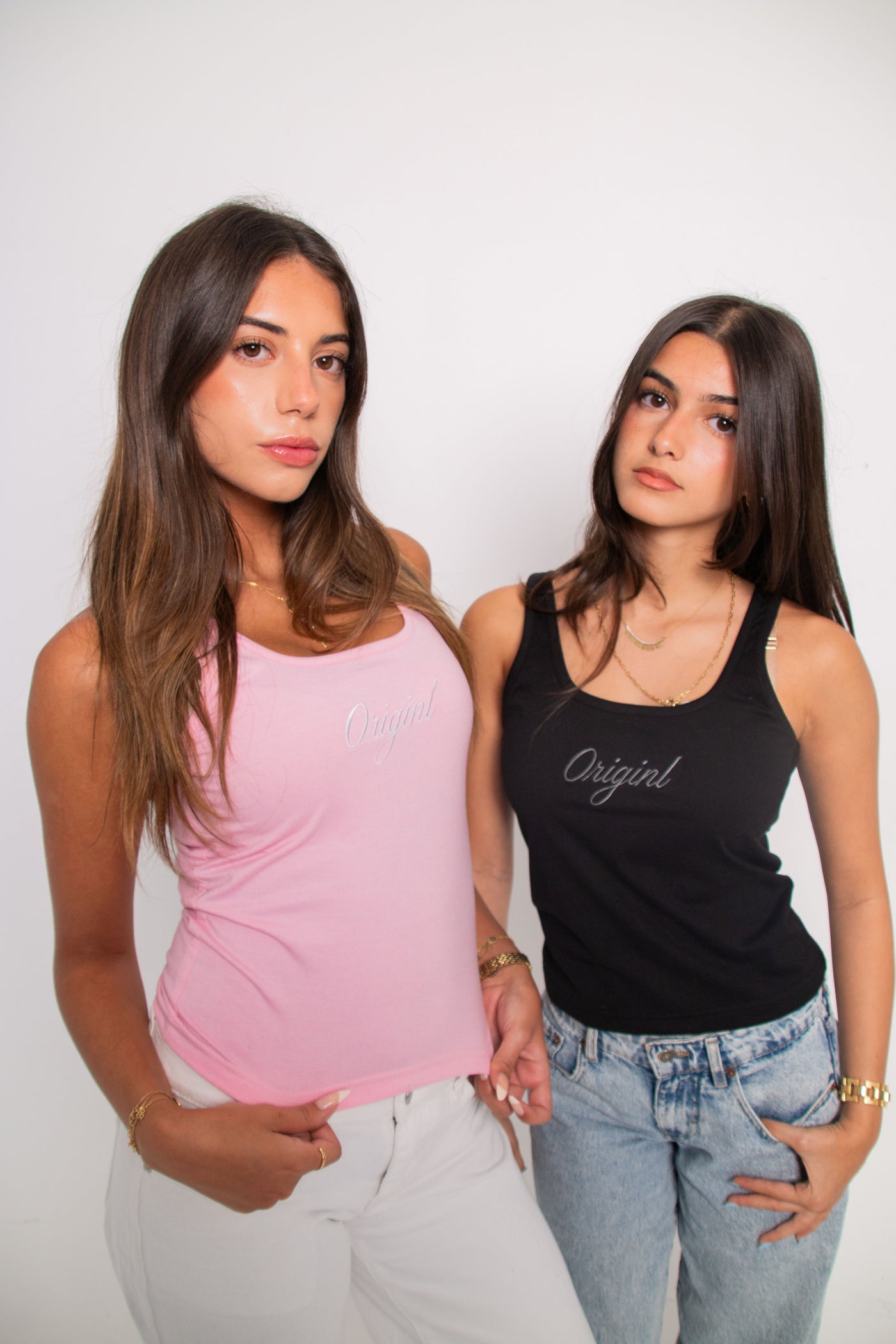 pink black front
